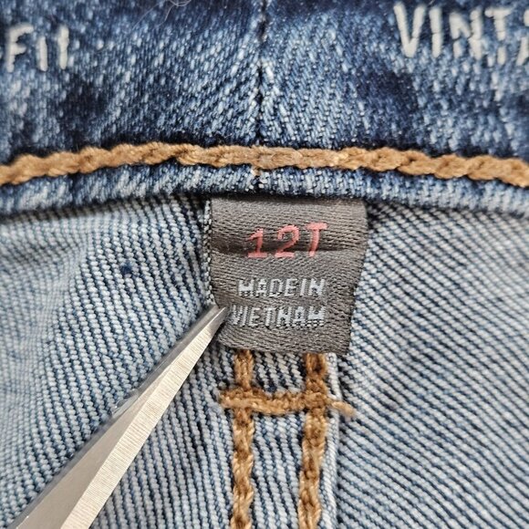 Torrid Jeans Women 12 Tall Blue Perfect Wide Leg Vintage Stretch Denim Grunge - Picture 4 of 16